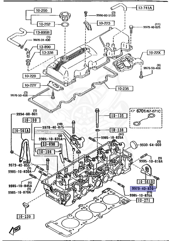9979-40-820 - Mazda - Flange Bolt - Nengun Performance