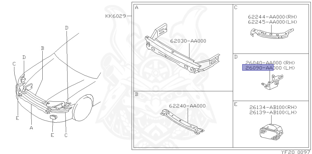 Nissan - Skyline - R34 25GT - ENR34 - 2000 - 25GT - 4 DOOR SEDAN(4S) - AUTOMATIC-FLOOR SHIFT(AT.F4) - High cast, 2-link (IRS.2WD) - RB25DE