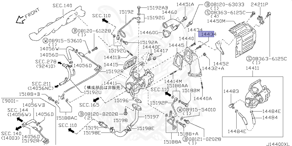 Nissan - Skyline - R32 GTS - R32 - 1990 - Type M - 2-door sports coupe (2K) - Hi-Cas 2-Link (HI.2WD) - AUTOMATIC TRANSMISSION(AT) - RB20DT