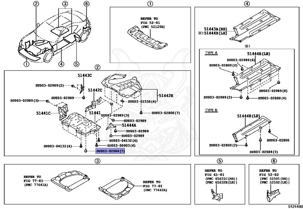 SU003-02984 - Toyota - Clip, Front Bumper - Nengun Performance