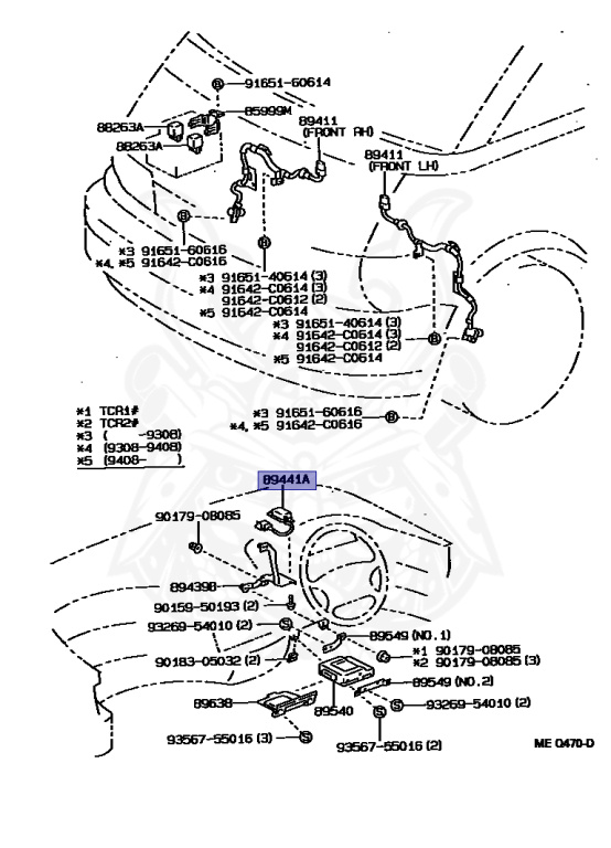 89441-20030 - Toyota - Sensor, Deceleration - Nengun Performance