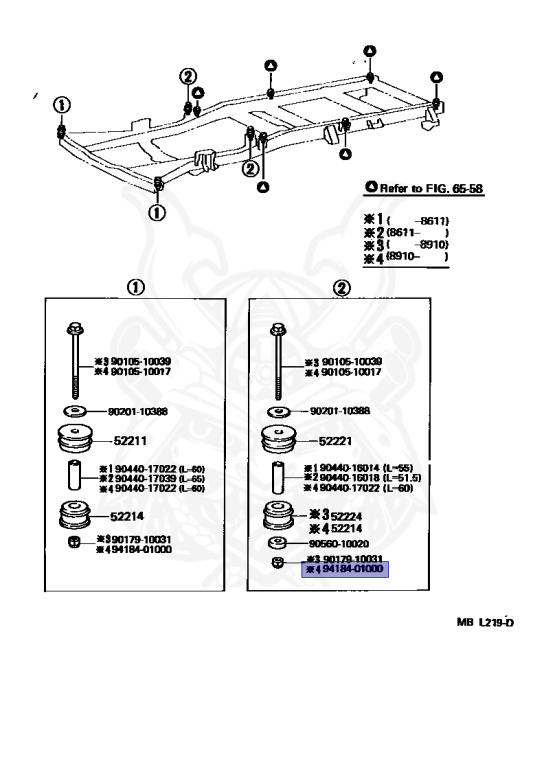 Toyota - LiteAce - CM65 - 1986 - DX TYPE - SINGLE JUST  LOW - Manual - 2C