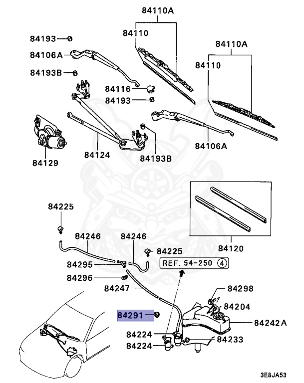 Mitsubishi - Lancer - CB1A - 1992 - SNH2 - 4G13