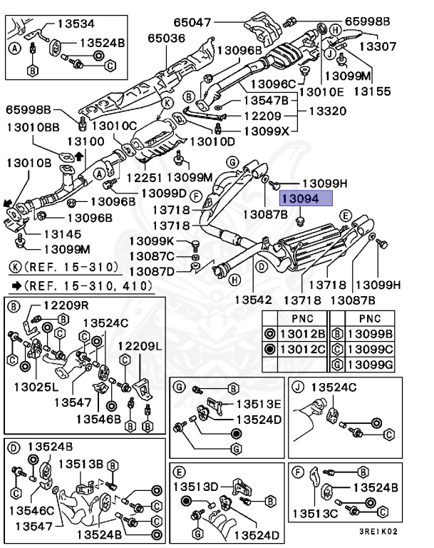 Mitsubishi - GTO - Z15A - 1999 - MJGF - 6G72