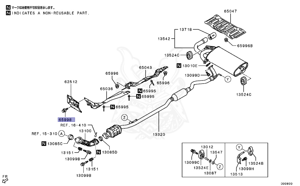 Mitsubishi - RVR - GA4W - 2013 - XTHXZ9 - 4J10
