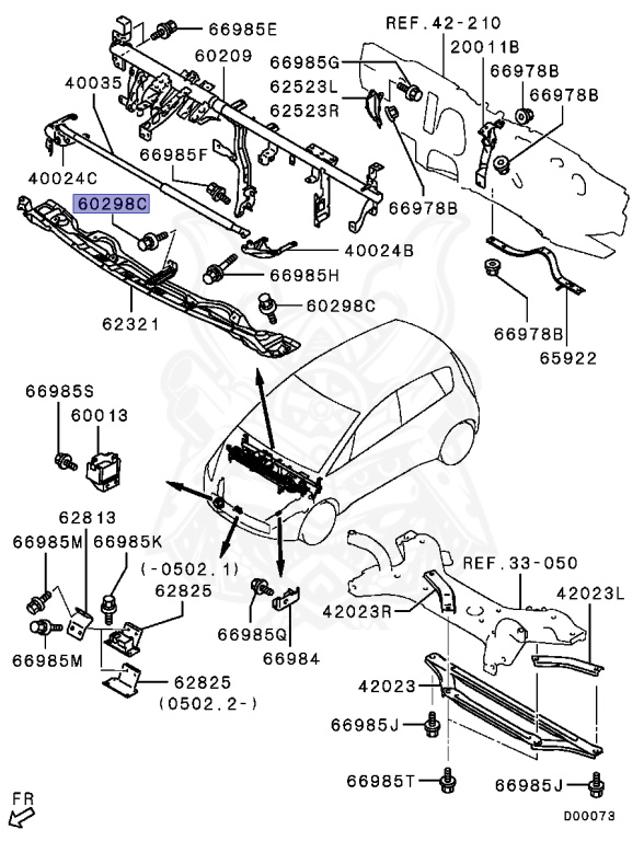 Mitsubishi - Colt Ralliart Version R - Z27AG - 2004 - XNGF5 - 4G15