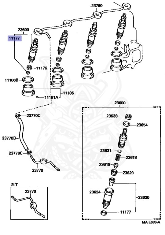 Toyota - Hilux - LN106 - 1994 - DLX TYPE - REGULAR CAB - Manual - 3L