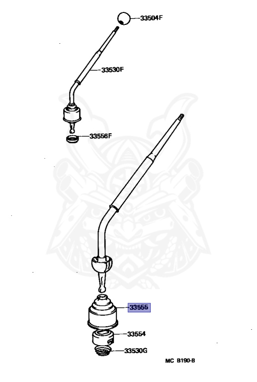33555-55011 - Toyota - Boot, Shift Lever - Nengun Performance