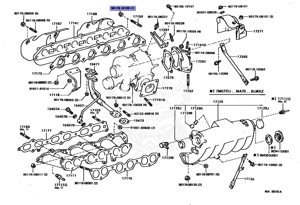 Toyota - Supra A70 MKIII - MA70 - 1988 - GT LIMITED TYPE - LIFTBACK - Automatic - 7MGTEU