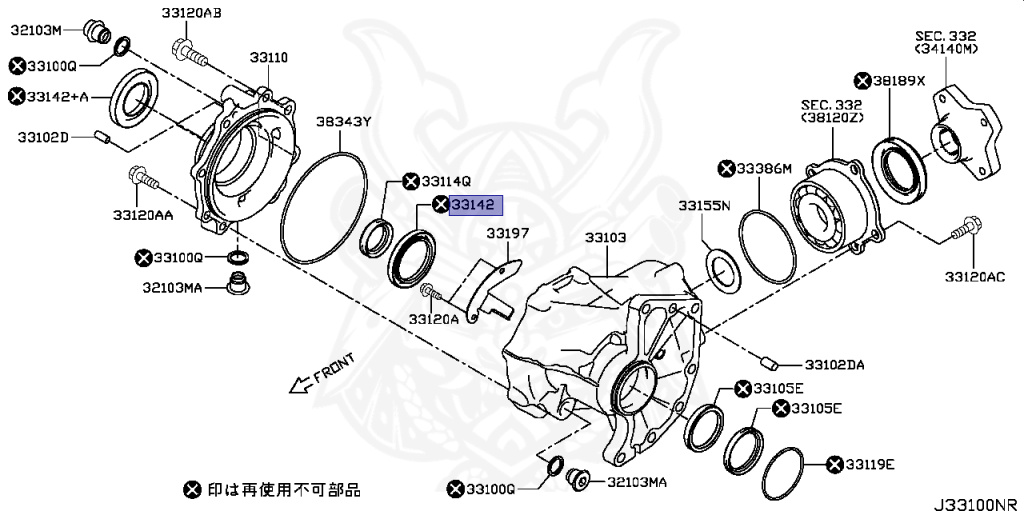 マサページ 33142-4BA0A - Nissan - Seal - Nengun Performance