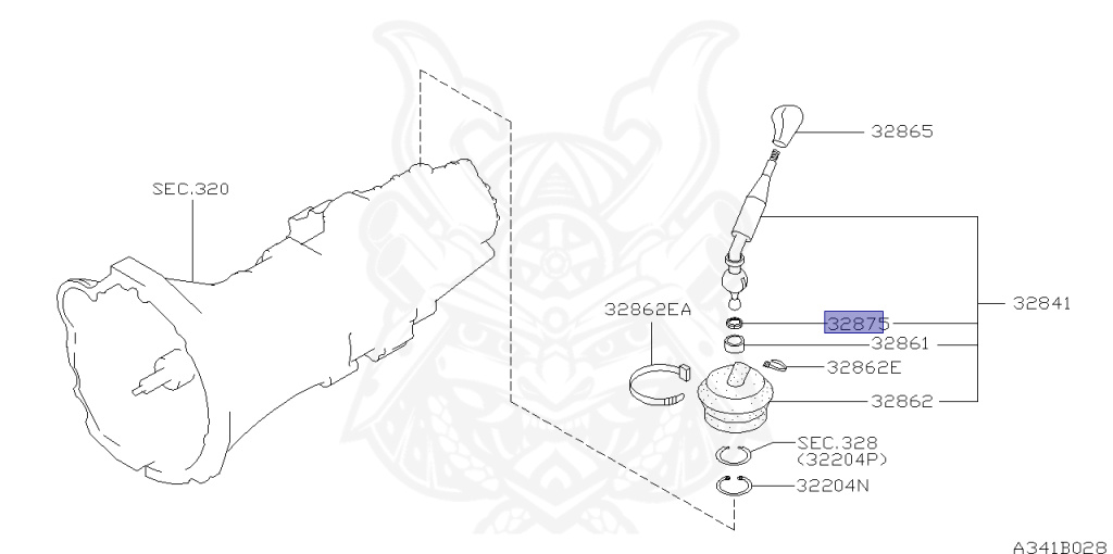 32875-V5002 - Nissan - Shift Lever Seat - Nengun Performance