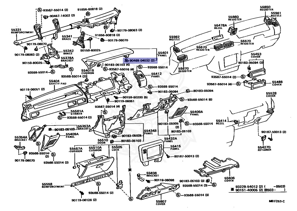 Toyota - Corolla - AE80 - 1984 - GL TYPE - 4-DOOR - Manual - 2ALU