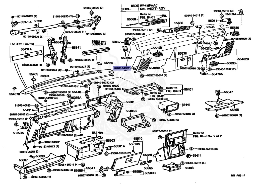 Toyota - Crown - GS121 - 1985 - ROYAL SALOON TYPE - HARDTOP - Automatic - 1GGEU
