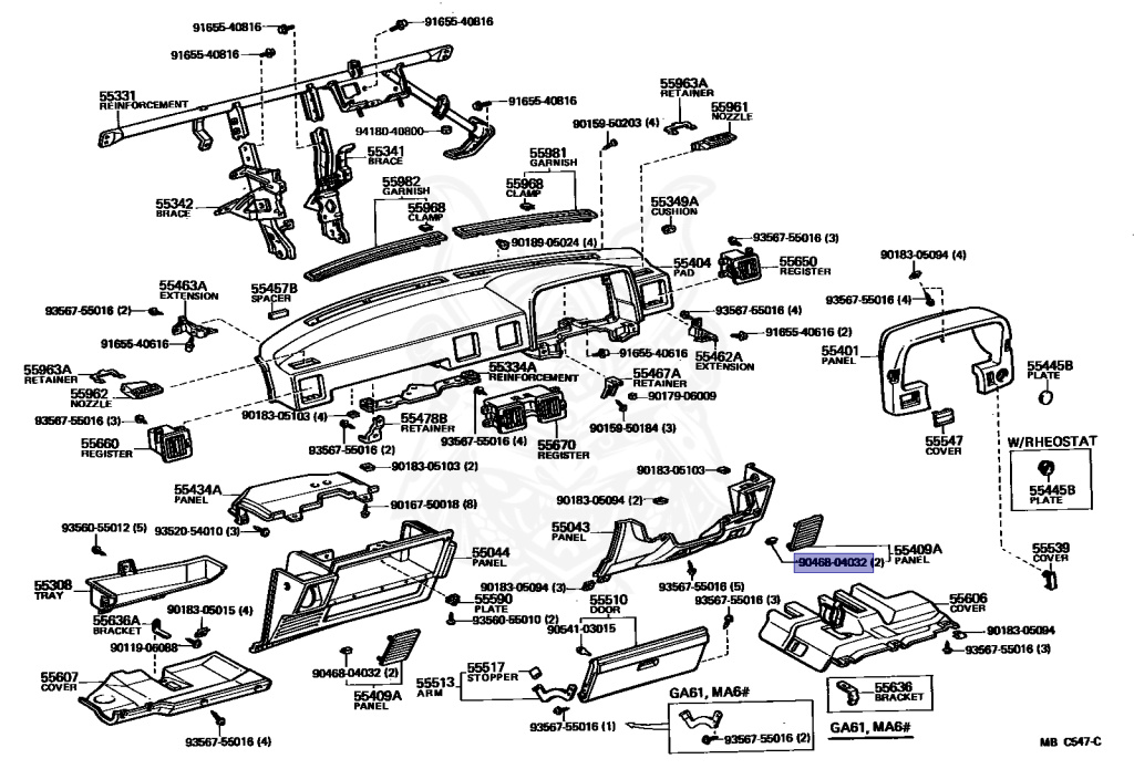 Toyota - Celica - MA63 - 1984 - G TYPE - LIFTBACK - Automatic - MTEU