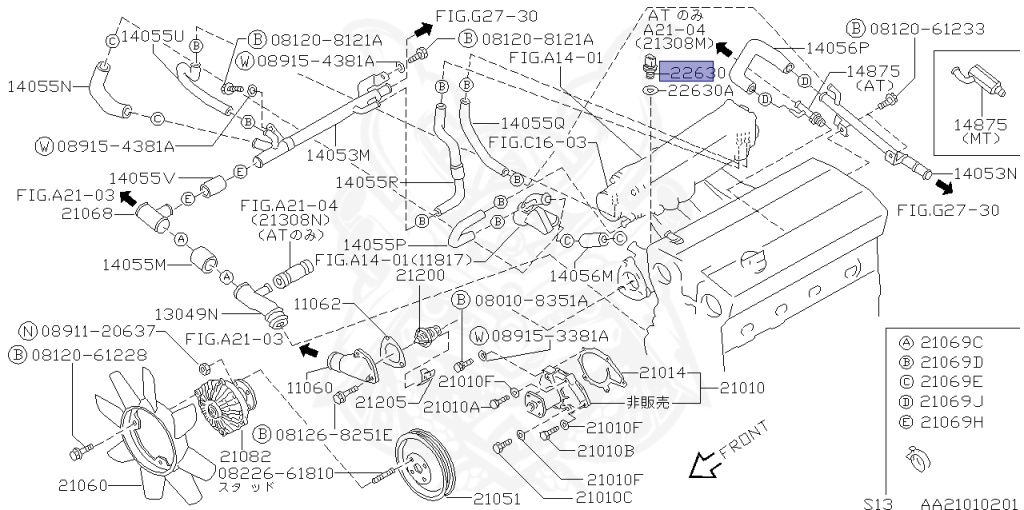 Nissan - Silvia - S13 - 1988 - K'S - HARDTOP(K) - AUTOMATIC TRANSMISSION(AT) - CA18DT