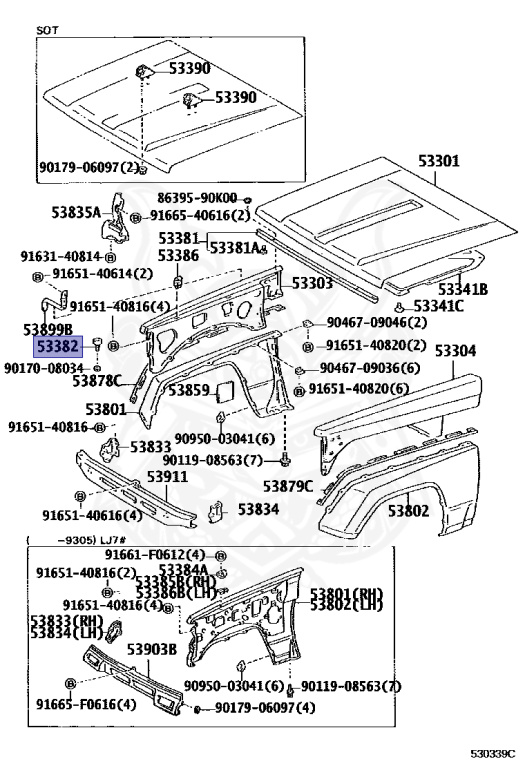 Toyota - Land Cruiser - PZJ70V - 1990 - LX TYPEPRADO LX TYPE - HARDTOP(VAN TYPE OR FRP TOP) - Manual - 1PZ