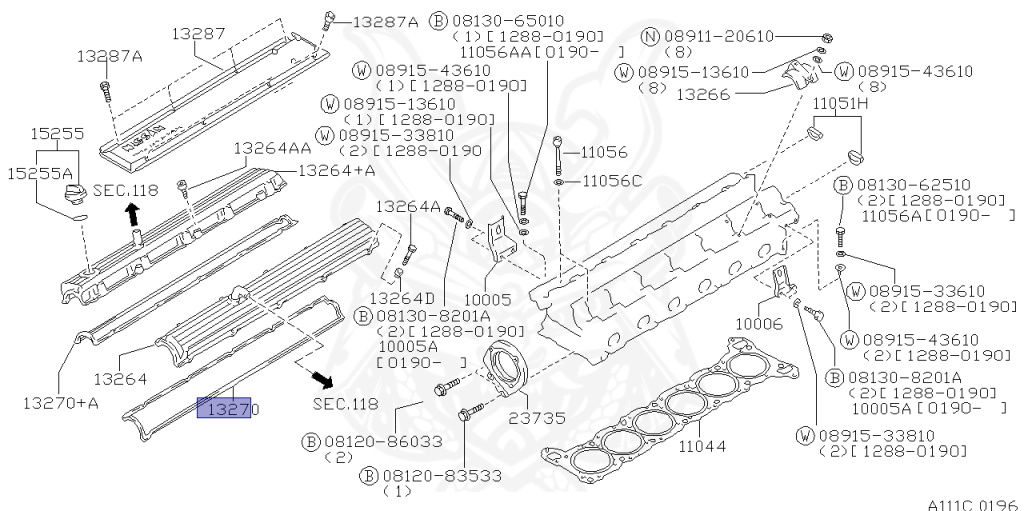 ユウさん専用 13270-58S01 - Nissan - Rocker Cover Gasket - Nengun Performance