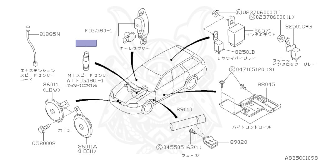 Subaru - Legacy B4 - BE5 - Jan-2002 - RSS - Sedan - F4WD - Automatic Transmission - Right hand - EJ20