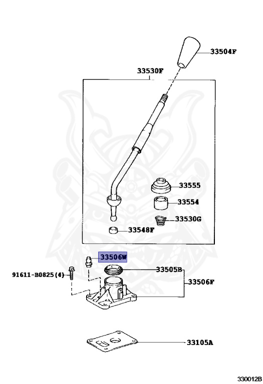 90930-03075 - Toyota - Plug, Breather (for Shift Lever Retainer