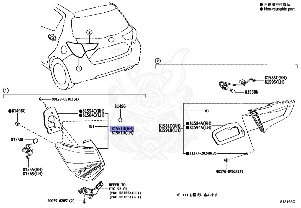 Toyota - Vitz - NSP130 - 2017 - U TYPE - 5-DOOR - Variator - 1NRFKE