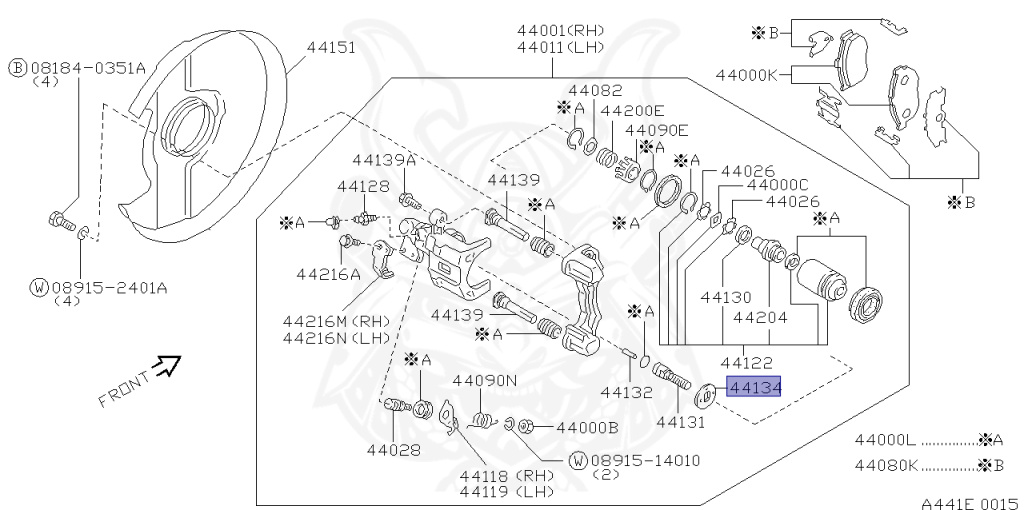 Nissan - Rasheen - RB14 - 1999 - FORZA - WAGON(W) - AUTOMATIC TRANSMISSION(AT) - SR20DE
