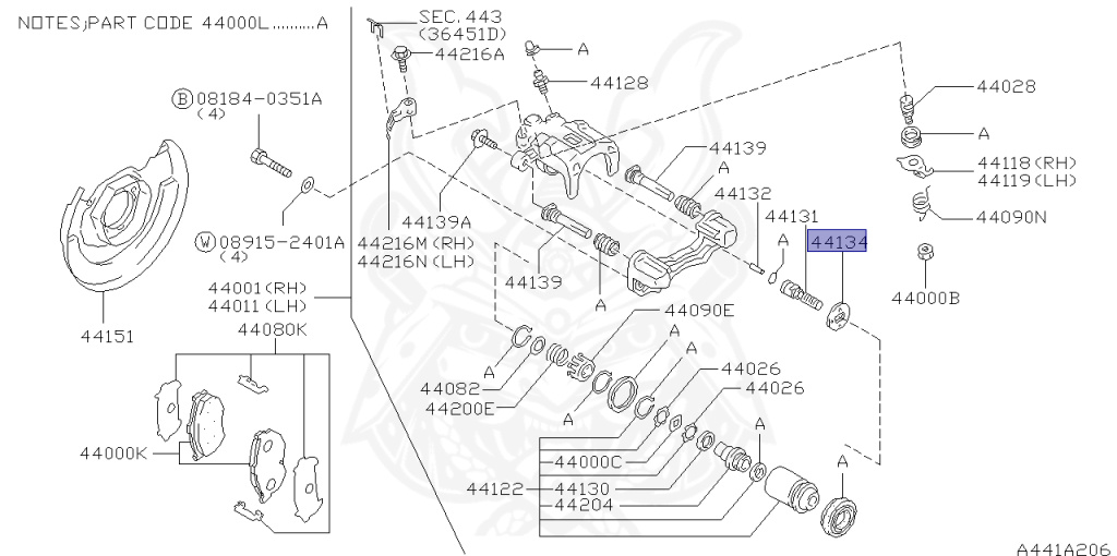 Nissan - Silvia - S14 - 1997 - KS - HARDTOP(K) - MANUAL TRANSMISSION(MT) - FOUR WHEELS STEERING(4WS) - SR20DET