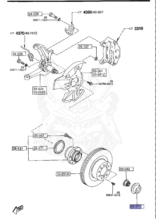 Mazda - RX-7 - FD3S - Oct-1991 - Right hand - 13B-REW