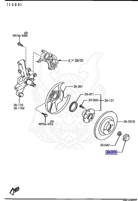 Mazda - Familia - BJFP - Sep-2000 - Right hand - FS-ZE