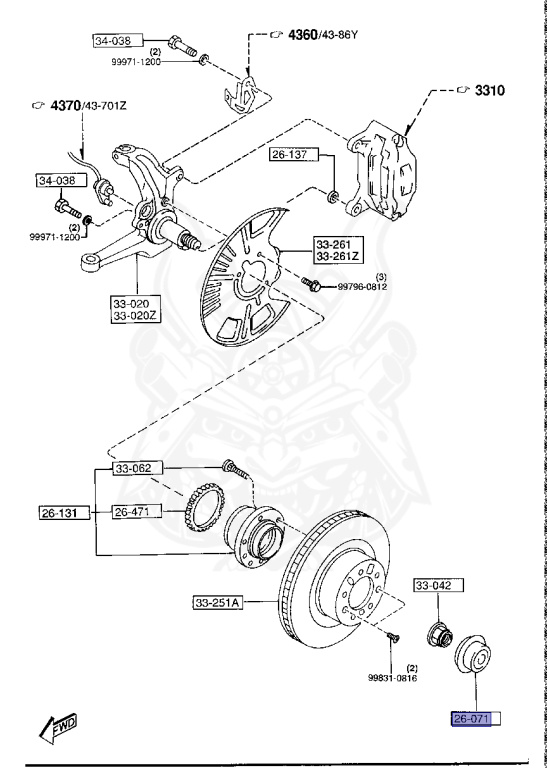 Mazda - RX-7 - FD3S - Jul-1994 - Right hand - 13B-REW
