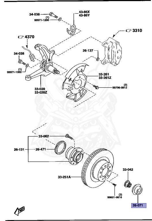 Mazda - RX-7 - FD3S - Sep-2000 - Right hand - 13B-REW