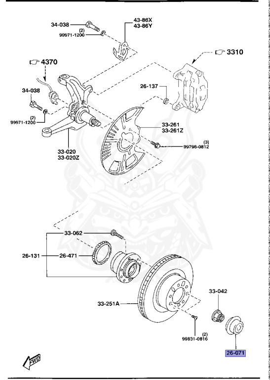 Mazda - RX-7 - FD3S - Dec-1995 - Right hand - 13B-REW