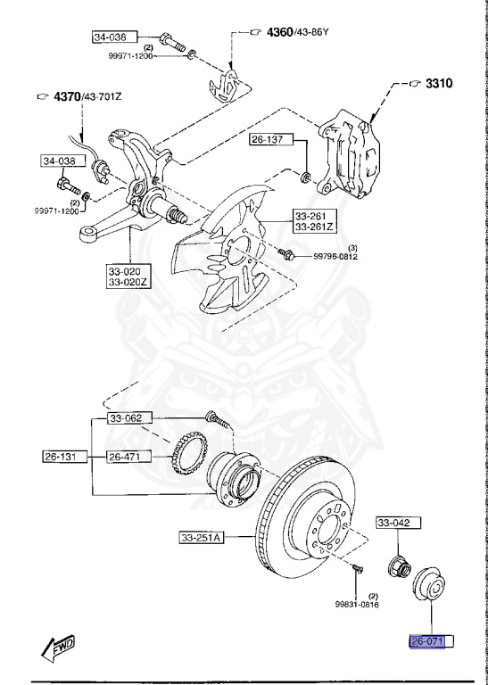 Mazda - RX-7 - FD3S - Jul-1993 - Right hand - 13B-REW