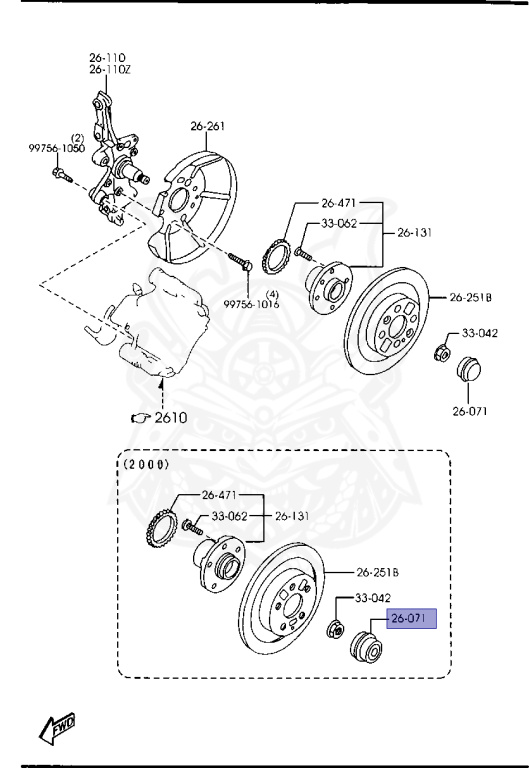 Mazda - Lantis - CBAEP - Jun-1996 - Right hand - KF-ZE