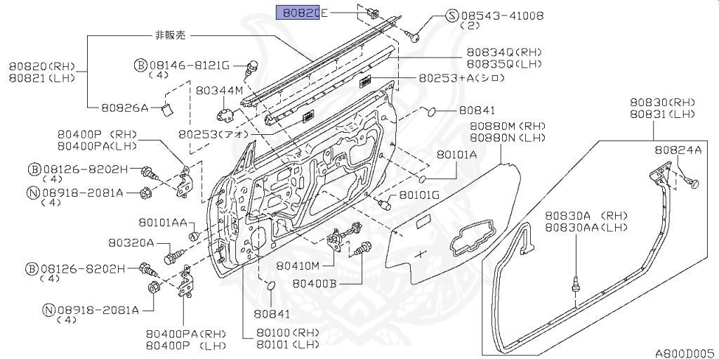 Nissan - Skyline - R34 25GT - ENR34 - 1998 - 25GT - 2 door hard top (2K) - MANUAL TRANS 5-SPEED(MT.F5) - High cast, 2-link (IRS.2WD) - RB25DE