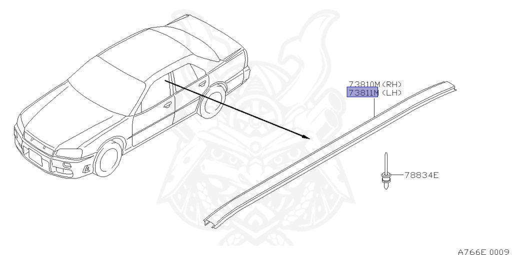 Nissan - Skyline - R34 25GT - ENR34 - 2000 - 25GT - 4 DOOR SEDAN(4S) - MANUAL TRANS 5-SPEED(MT.F5) - High-speed 2-link (IRS.2WD) - RB25DE