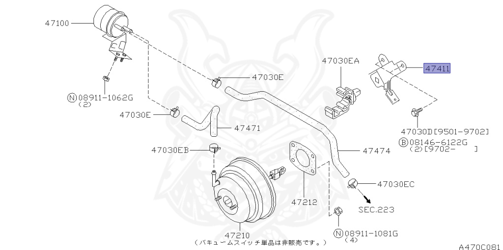 Nissan - Skyline GT-R - BCNR33 - 1995 - GTR/V - 2 door hard top (2K) - 4 WHEEL DRIVE(4WD) - MANUAL TRANS 5-SPEED(MT.F5) - HICAS - RB26DETT