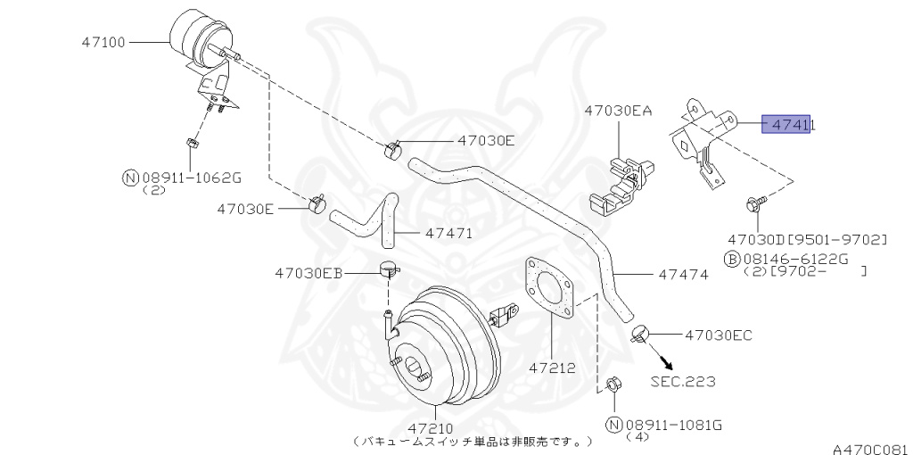 Nissan - Skyline GT-R - BCNR33 - 1997 - GTR TYPE - 2 door hard top (2K) - 4 WHEEL DRIVE(4WD) - MANUAL TRANS 5-SPEED(MT.F5) - HICAS - RB26DETT