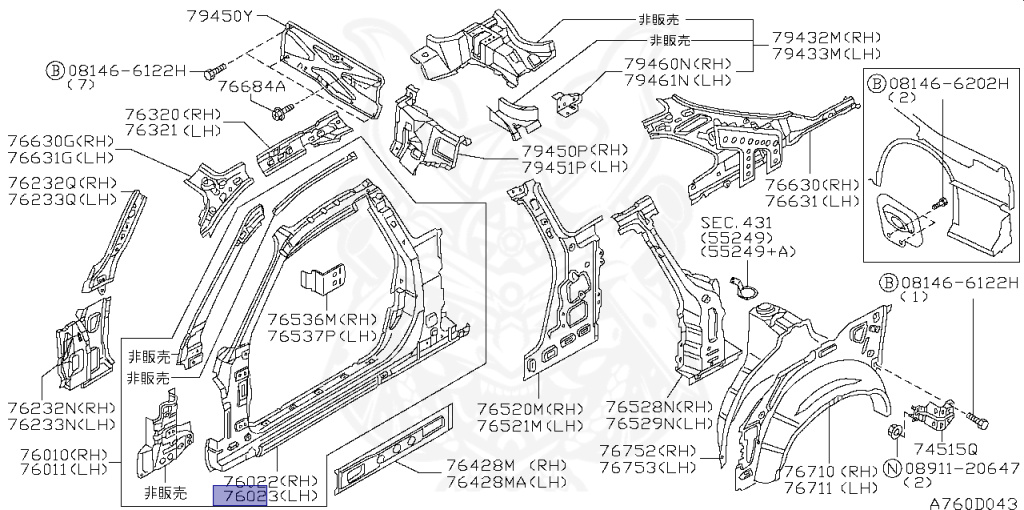 Nissan - Skyline - R34 GT - HR34 - 1998 - 20GT - 2 door hard top (2K) - AUTOMATIC-FLOOR SHIFT(AT.F4) - High cast, 2-link (IRS.2WD) - RB20DE
