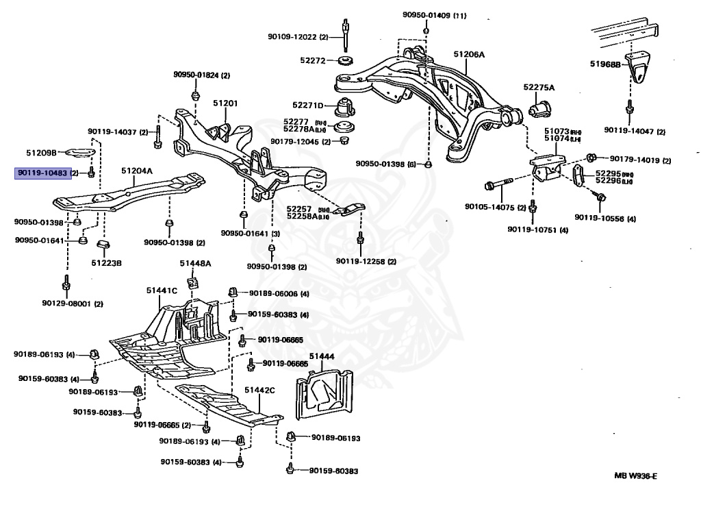 Toyota - Carina - ST195 - 1996 - SG TYPE - Manual - 3SFE