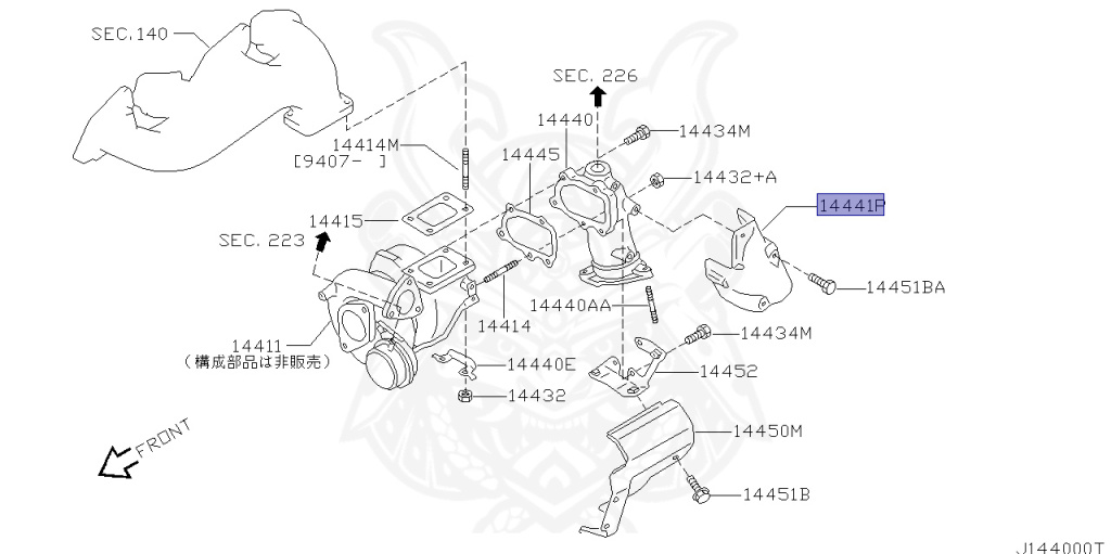 Nissan - Silvia - S14 - 1996 - KS - HARDTOP(K) - MANUAL TRANSMISSION(MT) - FOUR WHEELS STEERING(4WS) - SR20DET