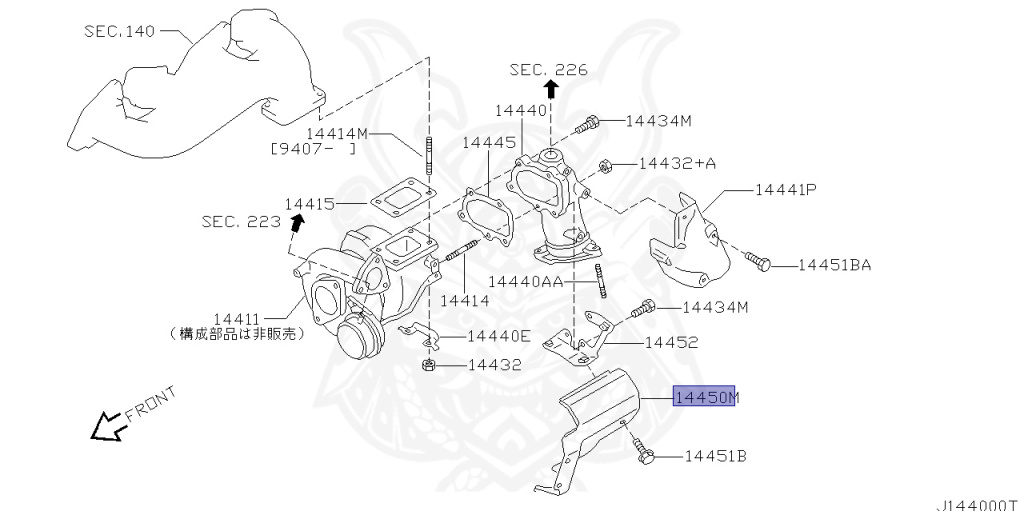 Nissan - Silvia - S14 - 1996 - KS - HARDTOP(K) - MANUAL TRANSMISSION(MT) - FOUR WHEELS STEERING(4WS) - SR20DET