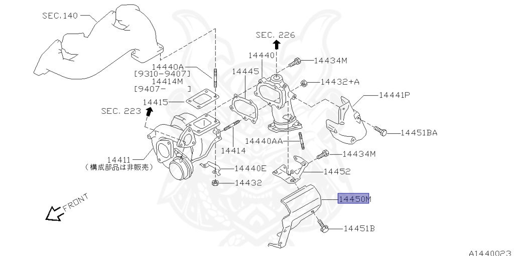 Nissan - Silvia - S14 - 1996 - KS - HARDTOP(K) - MANUAL TRANSMISSION(MT) - TWO WHEELS STEERING(2WS) - SR20DET