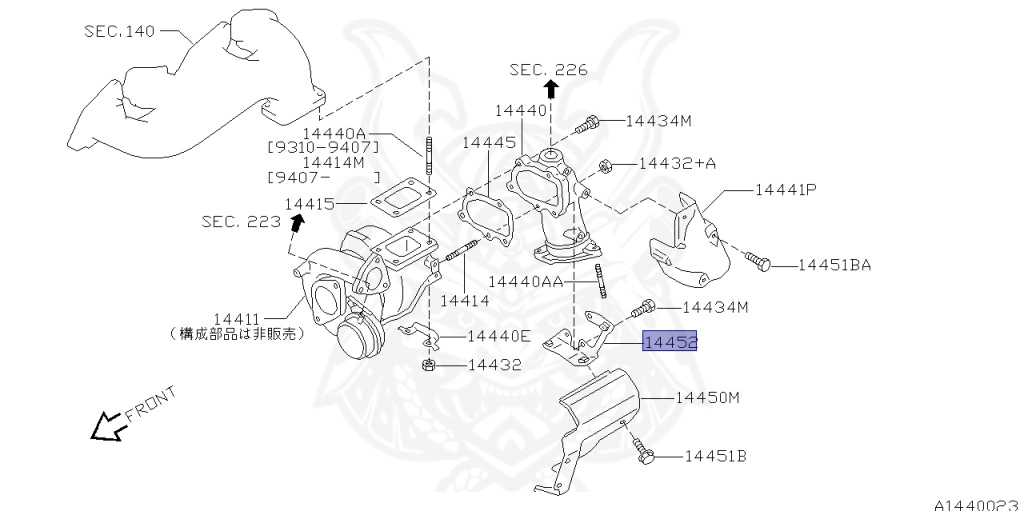 Nissan - Silvia - S14 - 1995 - KS - HARDTOP(K) - MANUAL TRANSMISSION(MT) - TWO WHEELS STEERING(2WS) - SR20DET