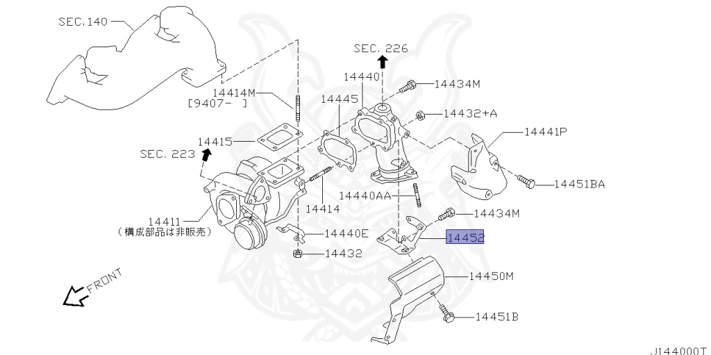 Nissan - Silvia - S14 - 1996 - KS - HARDTOP(K) - MANUAL TRANSMISSION(MT) - FOUR WHEELS STEERING(4WS) - SR20DET