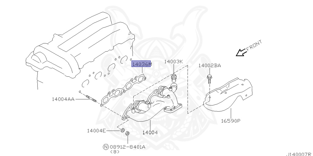 Nissan - Silvia - S14 - 1998 - KS - HARDTOP(K) - AUTOMATIC TRANSMISSION(AT) - TWO WHEELS STEERING(2WS) - SR20DET