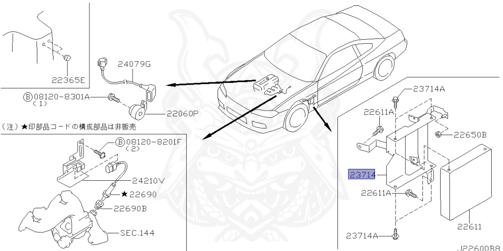 Nissan - Silvia - S15 - 2002 - SPEC R - HARDTOP(K) - MANUAL MISSION 6-SPEED(MT.F6) - TWO WHEELS STEERING(2WS) - SR20DET