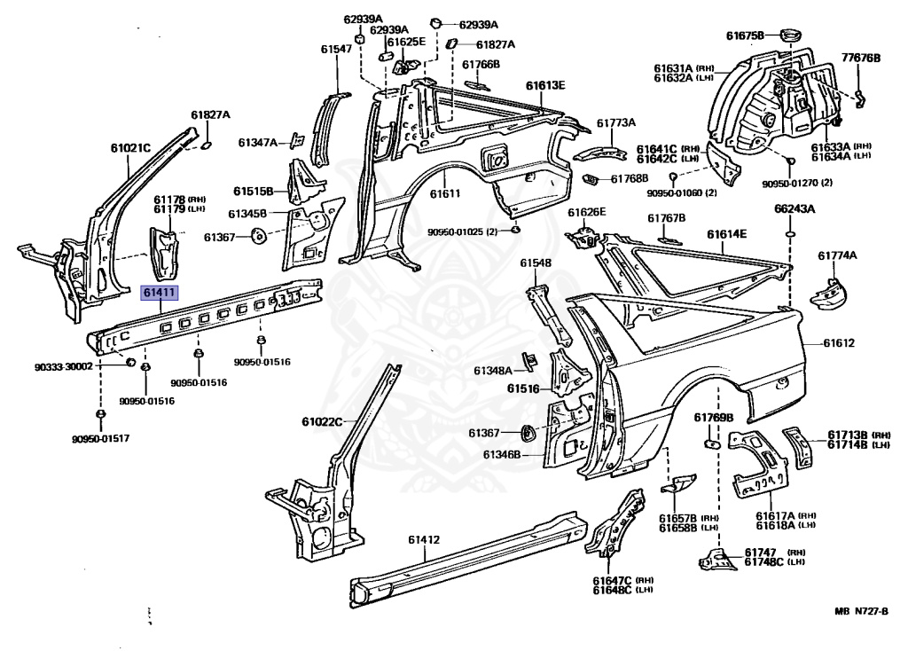 Toyota - Supra A70 MKIII - MA70 - 1989 - GT TURBO TYPE - LIFTBACK (AERO TOP) - Manual - 7MGTEU