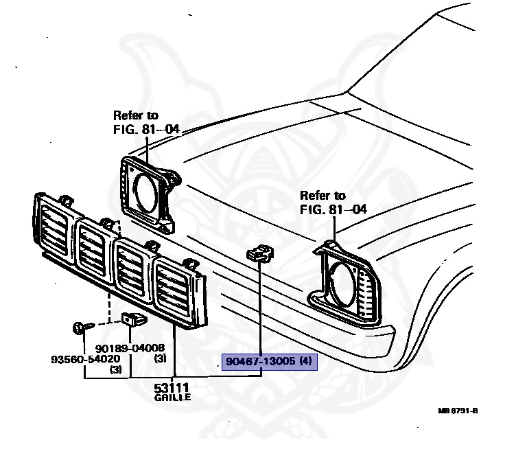 Toyota - Stout - RK110 - 1981 - LOW DECK,PICKUP(STANDARD DECK 1-SIDE OPEN) - 5R
