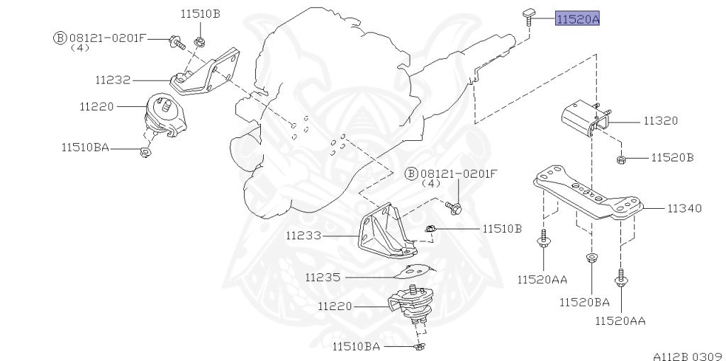Nissan - Skyline - R34 25GT - ENR34 - 1999 - GT-V - 4 DOOR SEDAN(4S) - MANUAL TRANS 5-SPEED(MT.F5) - Hi-Cas 2-Link (HI.2WD) - RB25DE