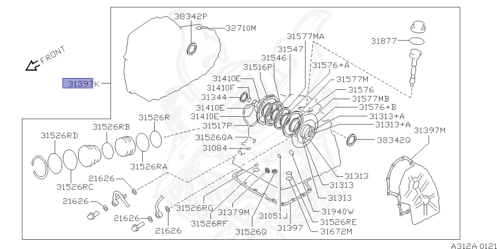 スンユン セット 31397-32X90 - Nissan - Gasket & Seal Kit, Auto Transmission